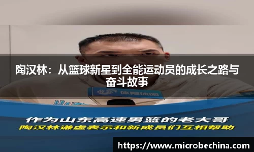 陶汉林：从篮球新星到全能运动员的成长之路与奋斗故事